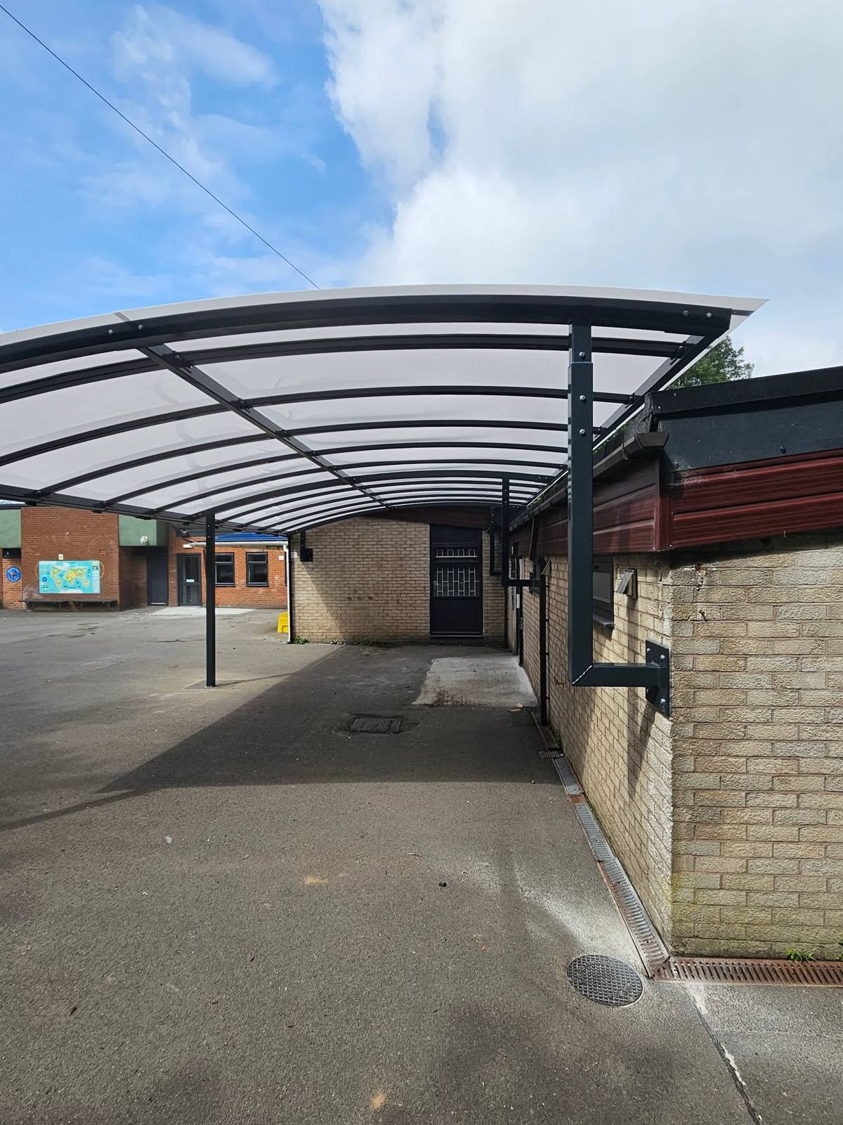 Playground canopy at St Luke’s Primary, Oldham