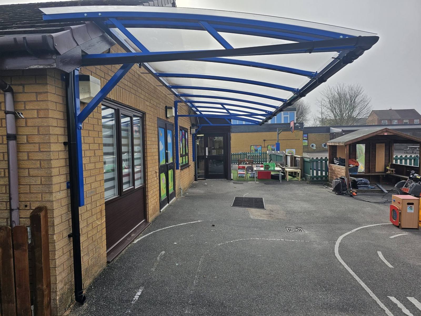 Playground canopy at St Richard’s RC Primary, Skelmersdale